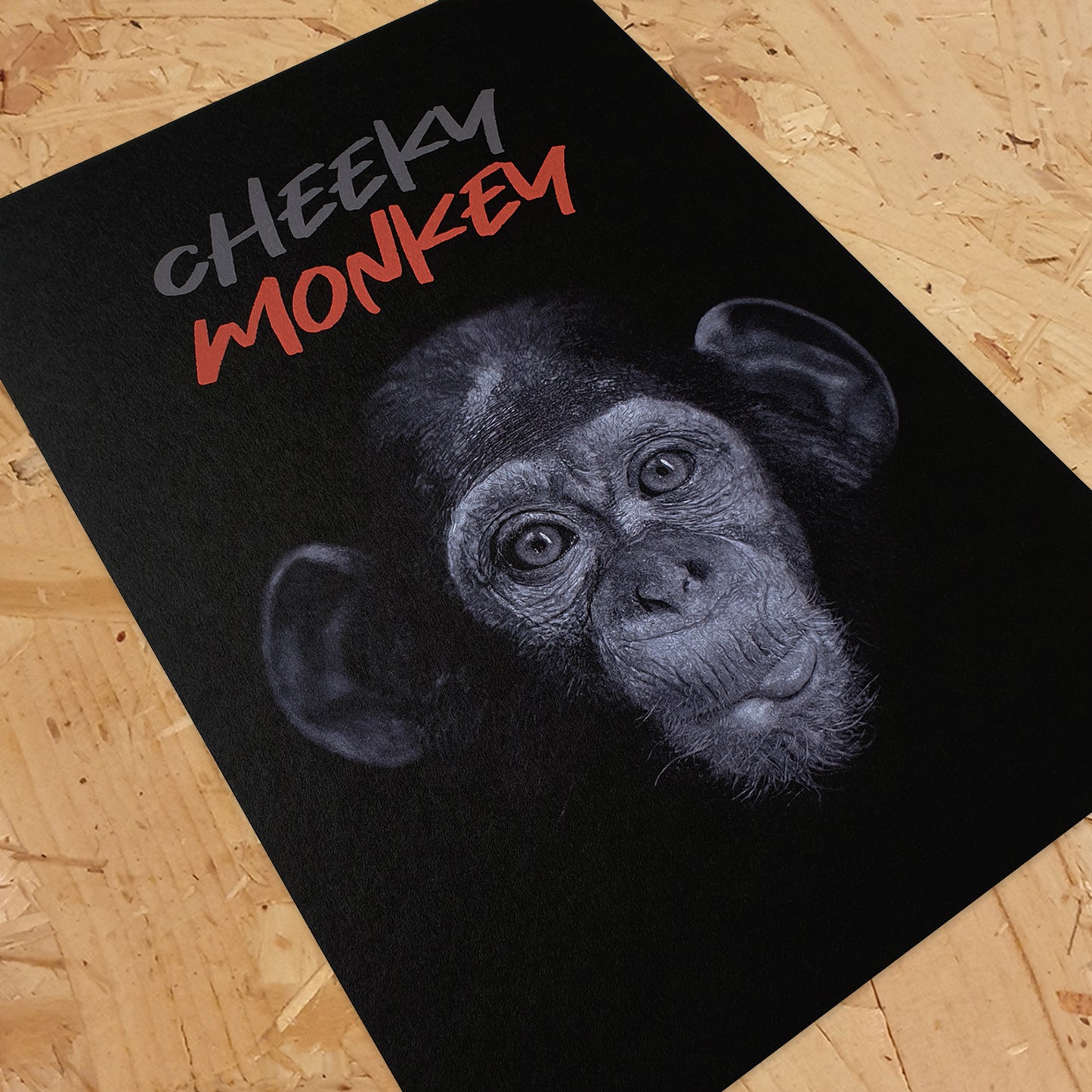 Mono descarado Lámina artística